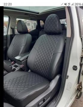 Чехлы на сиденья, без поддержки, спинка Кожа X-RAY 