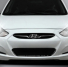 Бампер Передний Hyundai Solaris с 2010г.-2014г.седан, цвет: PGU Белый кристалл.