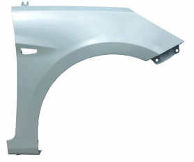 Крыло Переднее Hyundai Solaris ll с 02.2017г.- по 08.2020г. седан, Правое с отверстием под повторитель поворота, цвет: PGU Белый кристалл,