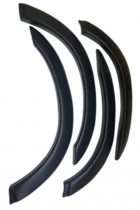 Арки наружние ВАЗ-2108 шагрень, под пороги без подъема, АБС пластик.